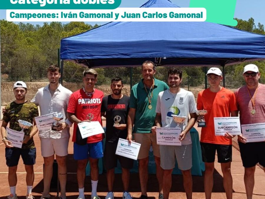 Ganadores y finalistas Máster II Circuito Intercomarcal Absoluto